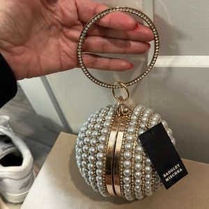 Bartley Mischka Pearl evening bag